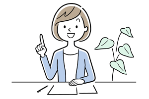 保険の窓口の女性イメージ